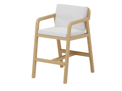 FLEXX - High wooden garden stool with armrests _ Jardinico