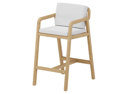 FLEXX - High wooden garden stool with armrests _ Jardinico