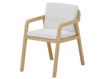 FLEXX - Wooden chair with armrests _ Jardinico