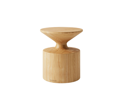 KOBE - Round teak coffee table _ Jardinico