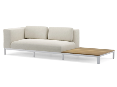 MAUROO - 2 seater sectional acrylic garden sofa _ Jardinico