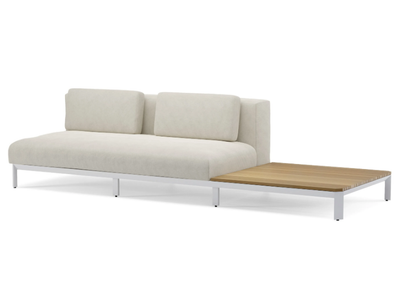 MAUROO - 2 seater sectional acrylic garden sofa _ Jardinico