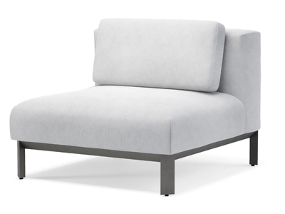 MAUROO - Upholstered acrylic garden armchair _ Jardinico
