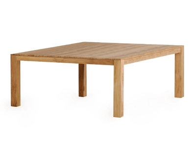 TECCA - Square teak dining table _ Jardinico