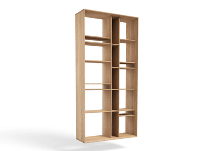 LINK+ - Open solid wood bookcase _ JAVORINA