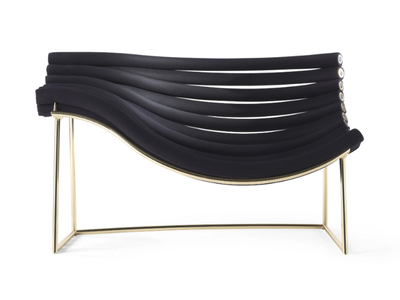 AMEDEA - Metal armchair and elastic fabric covering _ JCP UNIVERSE