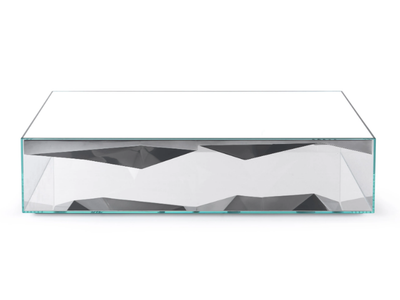 DOLMLOD - Low rectangular glass coffee table _ JCP UNIVERSE