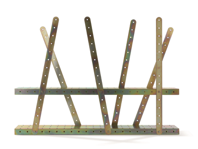 ERET - Open stainless steel bookcase _ JCP UNIVERSE