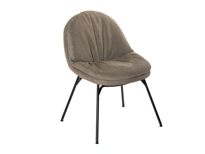 CURTIS - Upholstered leather chair _ Jess