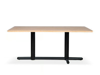 HALLUX DOUBLE - Rectangular wooden dining table _ Jess