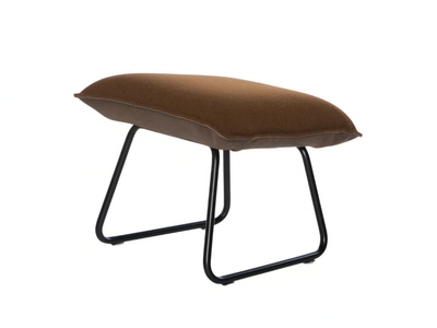 ORIGAMI - Sled base upholstered fabric footstool _ Jess