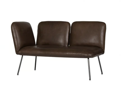 SHUFFLE - Leather small sofa _ Jess