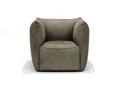 VASA - Leather armchair with armrests _ Jess