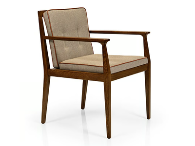 ANNIE M1103 - Upholstered wooden chair with armrests _ JMS