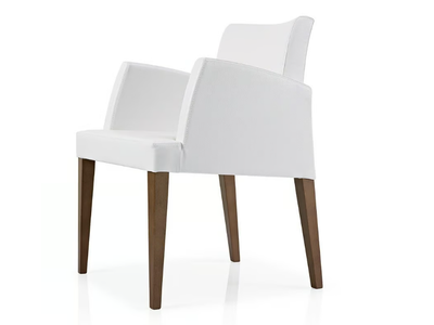 CASSIS - Fabric restaurant chair with armrests _ JMS