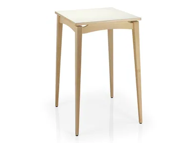 HAWAI - Square wooden high table _ JMS