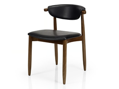 JOANNA - Leather restaurant chair _ JMS