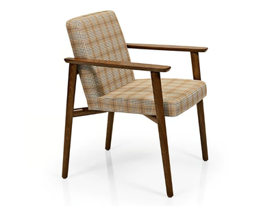 ZOE M1142ST - Upholstered wooden chair with armrests _ JMS