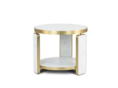 GUISE - Round marble coffee table for living room _ JOSÉ LEITE DE CASTRO