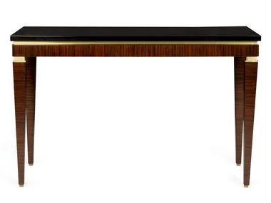 IRMA - Rectangular ebony and granite console table _ JOSÉ LEITE DE CASTRO