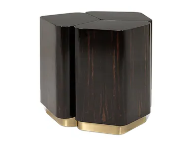 MONTI - Tall modular ebony coffee table _ JOSÉ LEITE DE CASTRO