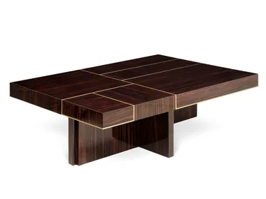 NATHAN - Low rectangular ebony coffee table _ JOSÉ LEITE DE CASTRO