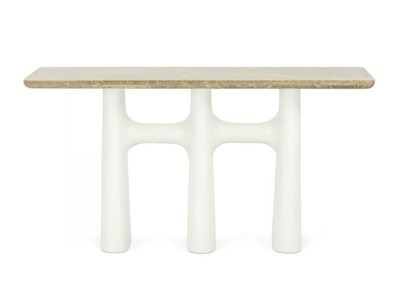 PETRA - Rectangular marble console table _ JOSÉ LEITE DE CASTRO