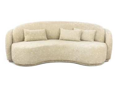 TAGARA 1 - 4 seater curved fabric sofa _ JOSÉ LEITE DE CASTRO
