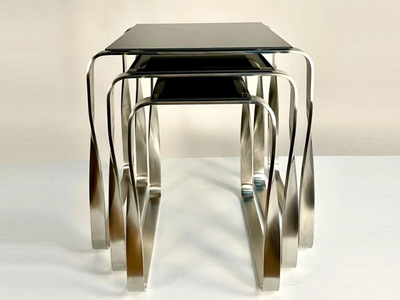 WANDERLUST - Metal and leather coffee table _ Jover+Valls
