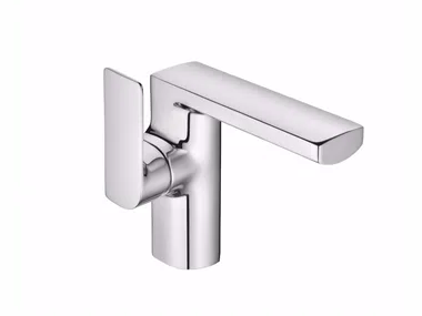 ARCH - Countertop single handle 1 hole chromed brass washbasin mixer _ JUSTIME