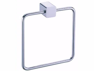 MARK - Chromed brass towel ring _ JUSTIME