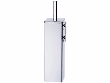 MARK - Wall-mounted chromed brass toilet brush _ JUSTIME