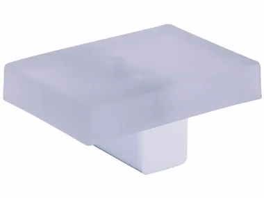 MARK - Wall-mounted satin glass soap dish _ JUSTIME