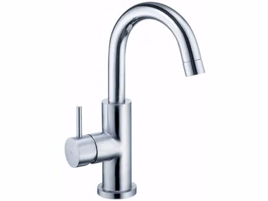 STILL ONE - Countertop stainless steel washbasin mixer _ JUSTIME