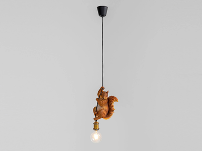 ANIMAL SQUIRREL - LED polyresin pendant lamp _ KARE Design