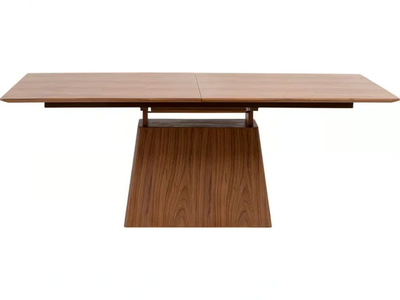 BENVENUTO - Extending rectangular wood veneer dining table _ KARE Design