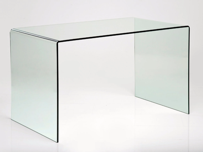 CLEAR CLUB - Rectangular crystal writing desk _ KARE Design
