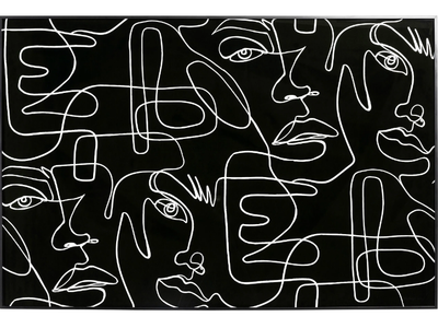 FACCIA ARTE DRAWING - Paper Print on paper _ KARE Design