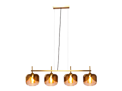 GOLDEN GOBLET - LED glass and steel pendant lamp _ KARE Design