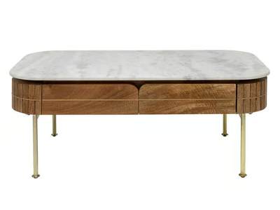GRACE - Solid wood coffee table _ KARE Design