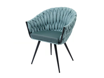 KNOT - Fabric chair with armrests _ KARE Design