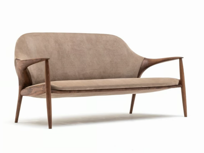 KUNST - Leather small sofa _ KARIMOKU
