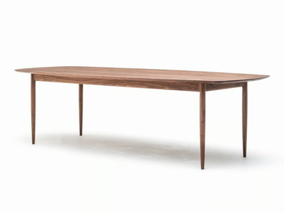 KUNST - Rectangular solid wood dining table _ KARIMOKU