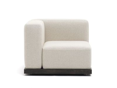 N-S02 - Modular fabric armchair with armrests _ KARIMOKU