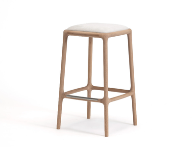 NF-BS01 - Upholstered wooden barstool _ KARIMOKU