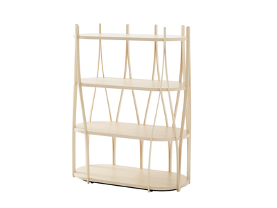 ALVA - Open solid wood shelving unit _ Karl Andersson