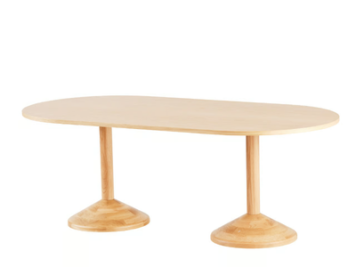 PIVÅ PV5 - H65cm - Oval wooden coffee table _ Karl Andersson
