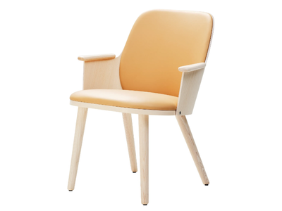 SANDER CONFERENCE - Leather chair with armrests _ Karl Andersson