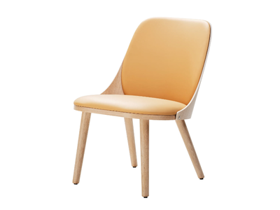 SANDER LOUNGE - Leather restaurant chair _ Karl Andersson