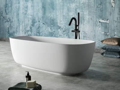 GATSBY - Freestanding oval Ksolid bathtub _ Karol